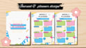design editable daily planner workbook and journals in canva