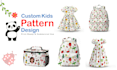 create custom seamless floral abstract and kids patterns