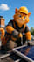 create a cinematic 3d cartoon animation
