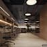 photorealistic 3d architect office interior render, commercial space, workspaces