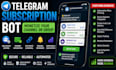 develop a telegram subscription bot