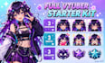 design your vtuber character model with emotes and badges