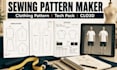 sewing pattern making tech pack clothing pattern clo3d seamless pattern drafting