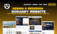design godaddy website redesign godaddy website design develop godaddy website