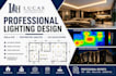 create lighting design, dialux evo, lux calculation and photometric analysis
