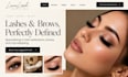 design wix lash extension website lash salon lash studio booking website