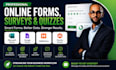 create microsoft form online surveys googleform helloform gravityform quizexpert
