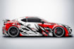 create racing car wrap, itasha wrap design
