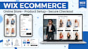 design wix ecommerce website redesign online store and product setup