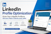 do linkedin profile optimization, grow linked in profile to attract new clients