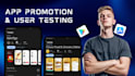 do app testing, website testing, QA, app promotion,  usability user testing