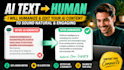 humanize ai content and edit chatgpt writing naturally