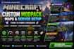 build custom minecraft modpack, palworld pixelmon sever setup fabric forge spawn