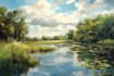 landscape oil painting art