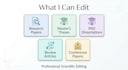 proofread and improve your scientific manuscript