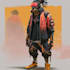 cyberpunk hacker character art