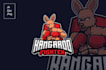 create a custom kangaroo logo with unique concepts