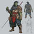 draw dnd character design and illustration