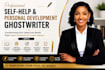 ghostwrite your self help or personal development book