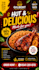 design delicious jollof waakye and restaurant food flyers