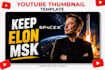 design 3 custom eye catching youtube thumbnails that boost CTR yt