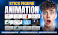 create engaging 2d stick figure animation videos