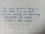 do handwriting study notes and letters