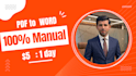 do PDF to word, excel, CSV with formatting