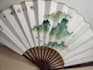custom hand painted chinese calligraphy folding fan