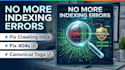 perform a technical SEO audit and fix indexing errors