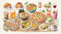 do food and drink illustration