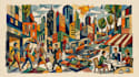 create unique cubist or abstract illustrations