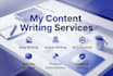 write content writing engaging, and original content for you