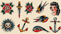 do traditional old school tattoo design