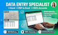 do fast and accurate data entry in excel, PDF, CRM
