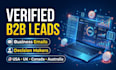 b2b lead generation with verified emails