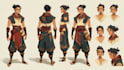 character concept art and character design