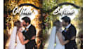 editing wedding photo in lightroom