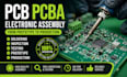 do pcba pcb electronic assembly soldering inspection, test prototype, production