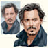 drawing cartoon vector portrait