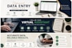do accurate data entry, excel, copy paste and PDF conversion