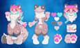 do furry ref sheet furry art reference sheet fursona ref sheet furry anthro oc