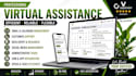 be your professional virtual assistant for admin support, data entry, shopify