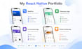 develop a cross platform mobile app with react native expo