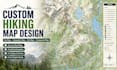 design hiking map trail map topographic map park map and campground map