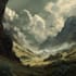 create stunning fantasy landscape, background illustration