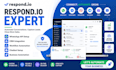 professionally set up your respond io account and automation