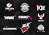 design custom typography, dj, producer, music, band, gym or clothing brand logo