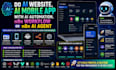 do ai mobile app development, android ios app, saas app, ai software developer