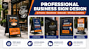 design a frame storefront business signs